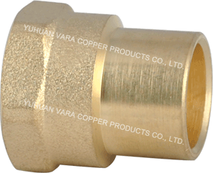 FITTING BRASS BAR STOCK FEMALE ADAPTER (FPT x C)