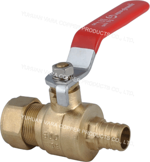 COMPRESSION CONNECTION O.D. x PEX BALL VALVE FULL PORT
