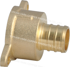 PEX FITTING BRASS FEMALE ADAPTER TWO EARS(BARB xFPT)