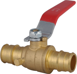 WIRSBO x WIRSBO PIPE PORT BALL VALVE WITH DRAIN